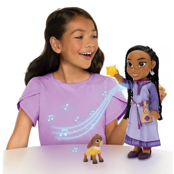 Disney Wish Large 15 inch Singing Asha Doll (NIB) - Picture 3 of 7